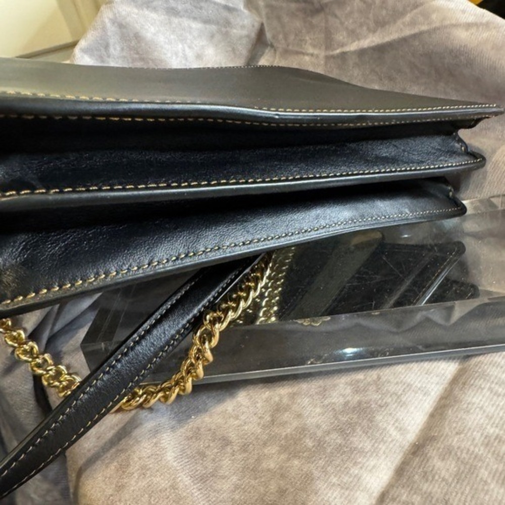 Coach Signature‎ Gold and Brown Crossbody Bag CD 866 Excellent - Picture 3 of 8